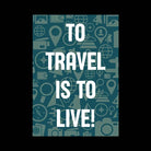The Mahua Store Women’s To Travel Is to Live Print T-shirt - T-shirt