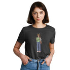 The Mahua Store Women’s The Traveler-Female Print T-shirt - Grey / XS - T-shirt