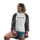 The Mahua Store Women’s The Verified Birder Female Print T-shirt - White / XS - T-shirt