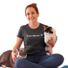 The Mahua Store Women’s The Verified Cat Mom Female Print T-shirt - Olive / XS - T-shirt