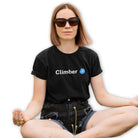 The Mahua Store Women’s The Verified Climber Female Print T-shirt - Black / XS - T-shirt