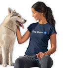 The Mahua Store Women’s The Verified Dog Mom Female Print T-shirt - Navy / XS - T-shirt