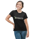 The Mahua Store Women’s Voyager Print T-shirt - Black / XS - T-shirt