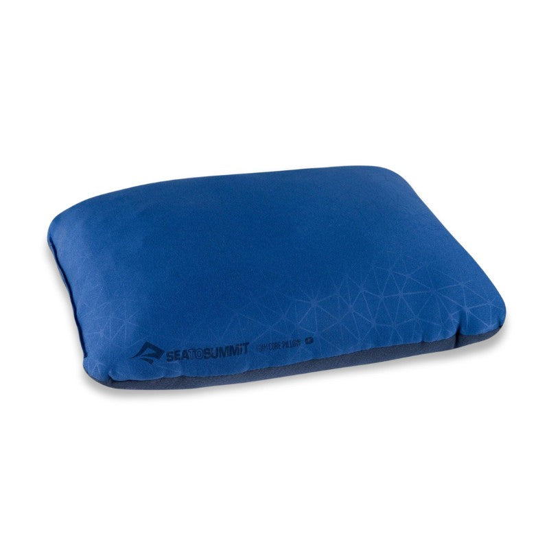 The Sea to Summit FoamCore Camping and Travel Pillow - Navy Blue / Regular - Travel Essentials