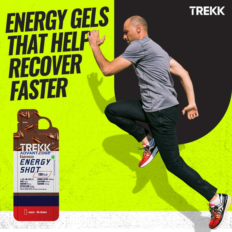 Trekk Nutrition Advantage Espresso Energy Shot Gel 35g - Pack of 20 - Energy Gels