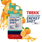 Trekk Nutrition Advantage Tangy Orange Energy Shot Gel 35g - Pack of 20 - Energy Gels