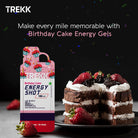 Trekk Nutrition Birthday Cake Energy Shot Gel 35g - Pack of 20 - Energy Gels
