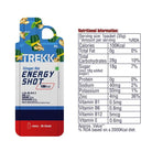 Trekk Nutrition Ginger Ale Energy Shot Gel 35g - Pack of 20 - Energy Gels