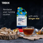 Trekk Nutrition Ginger Ale Energy Shot Gel 35g - Pack of 20 - Energy Gels