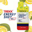 Trekk Nutrition Lime & Lemon Energy Shot Gel 35g - Pack of 20 - Energy Gels