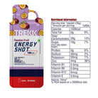 Trekk Nutrition Passion Fruit Energy Shot Gel 35g - Pack of 20 - Energy Gels