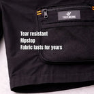 Trekmonk Men’s Grid Alpha Shorts – Lightweight Outdoor & Travel Shorts