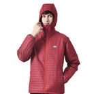 Trekmonk Men’s Thermaloft Zero Jacket - Maroon / M