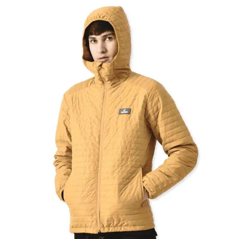 Trekmonk Men’s Thermaloft Zero Jacket - Mustard / M