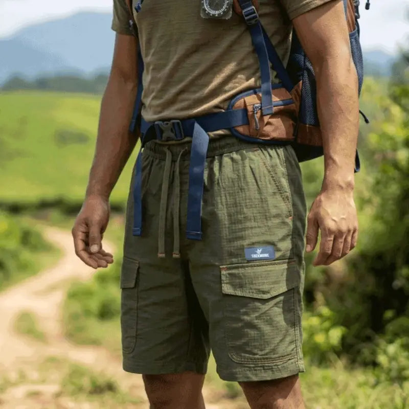 Trekmonk Men’s Trail Utility Shorts – 4 Pocket Lightweight Outdoor & Travel Shorts - Shorts