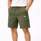 Trekmonk Men’s Trail Utility Shorts – 4 Pocket Lightweight Outdoor & Travel Shorts - Green / M - Shorts