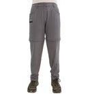 Trekmonk Women’s Trekking Convertible Pant - Grey / M - Cargos and Pants