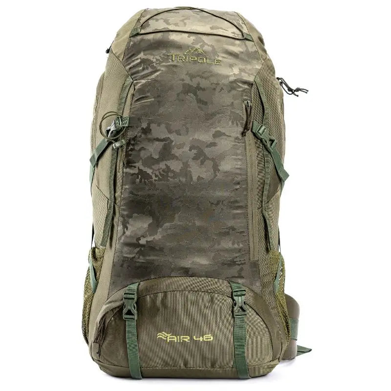 Tripole Air 46 Litres Travel and Hiking Rucksack - Green / 46 Litres - Rucksacks and Backpacks