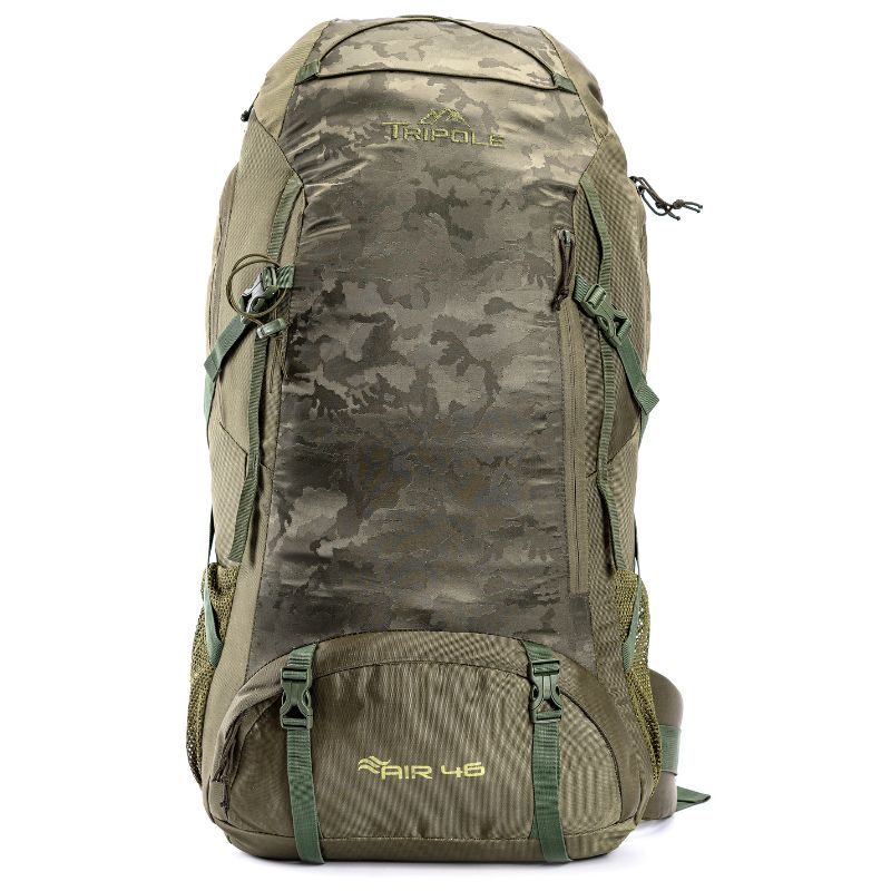 Tripole Air 62 Litre Travel and Hiking Rucksack - Green / 46 Litres - Rucksacks and Backpacks