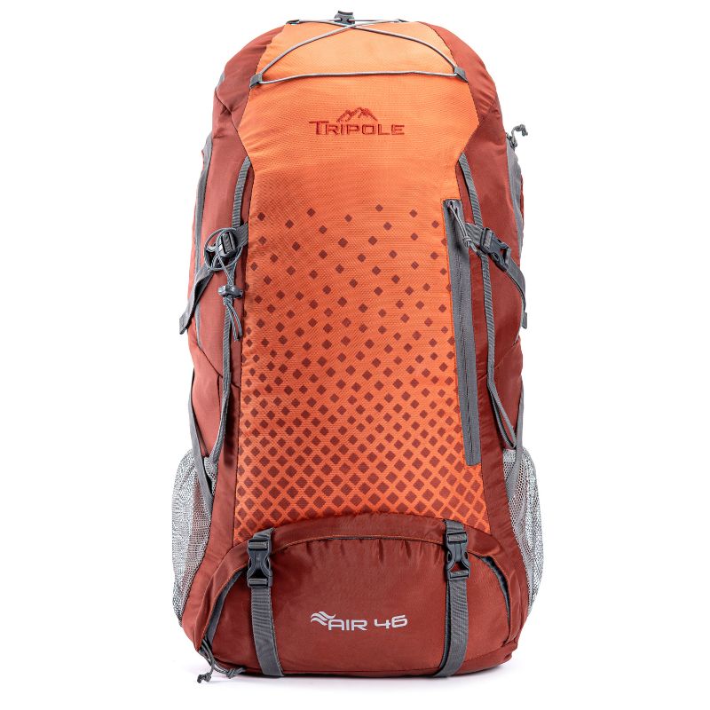 Tripole Air 62 Litre Travel and Hiking Rucksack - Red / 46 Litres - Rucksacks and Backpacks