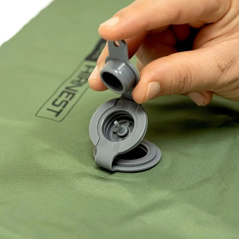 Tripole AirNest-Inflatable Portable Camping Mat Built-in Foot Pump & Pillow - Green / One Person - Sleeping Bags