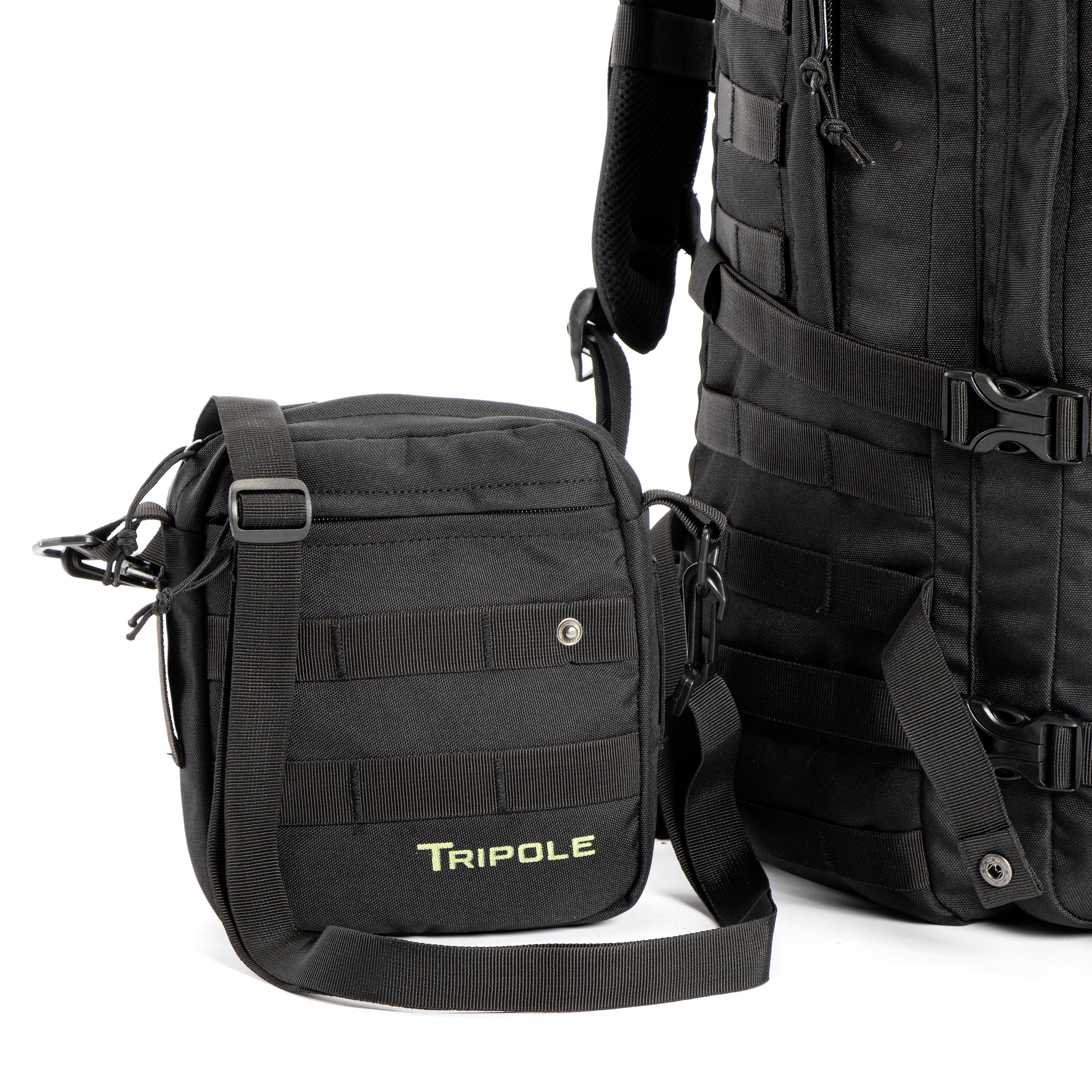 Tripole Alfa 45 Litre Military Tactical Backpack with Sling Bag - Rucksacks and Backpacks