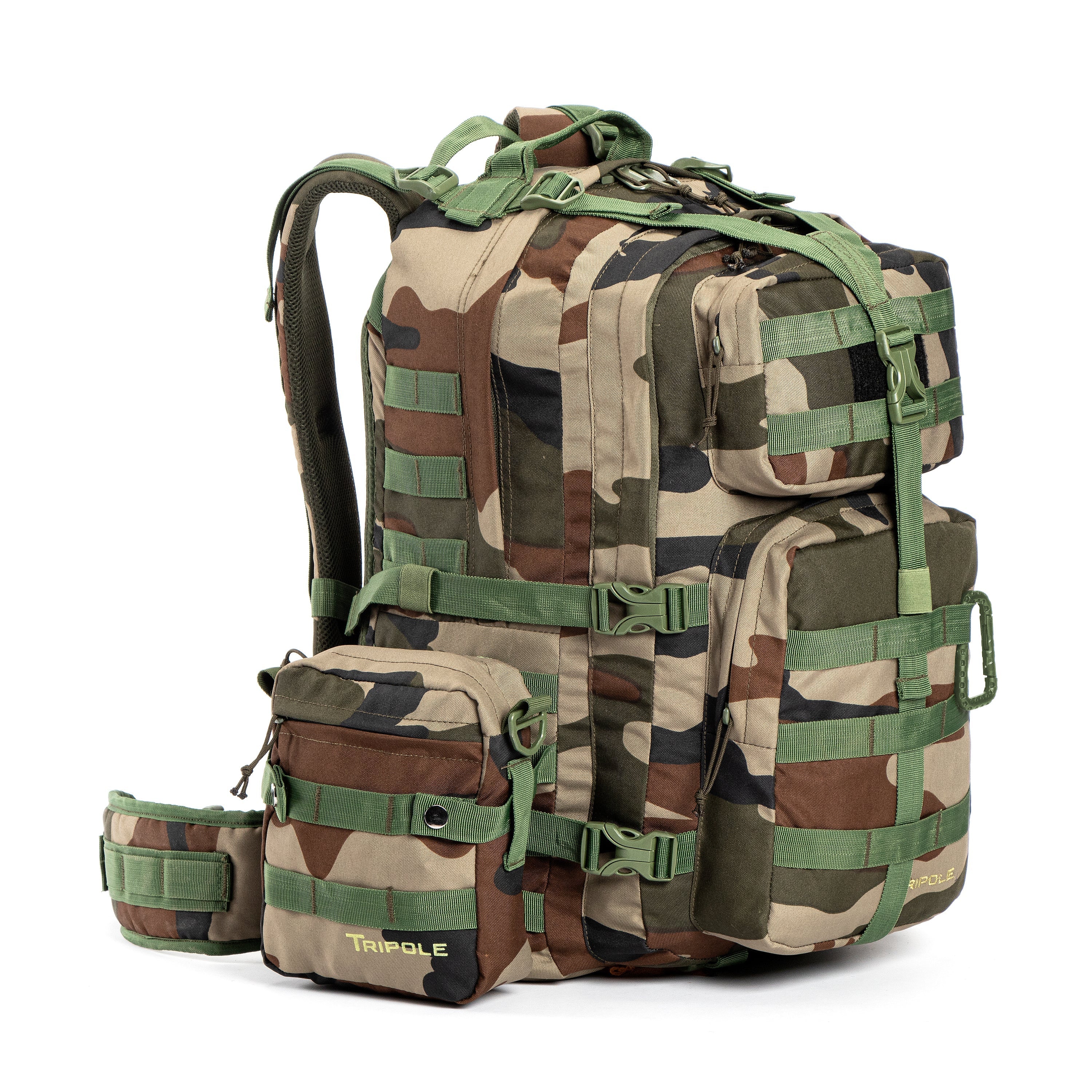 Tripole Alfa 45 Litre Military Tactical Backpack with Sling Bag - Rucksacks and Backpacks