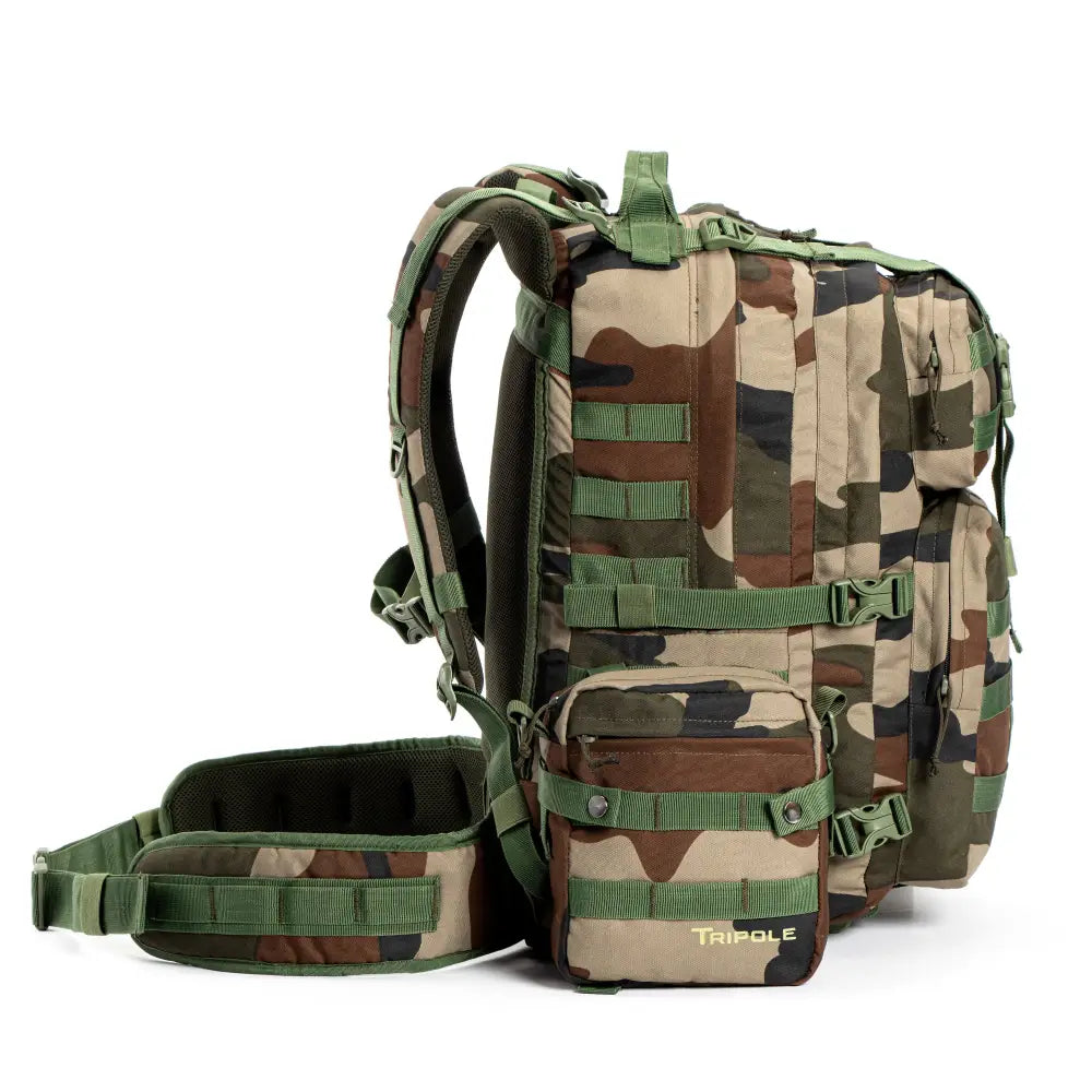Tripole Alfa 45 Litre Military Tactical Backpack with Sling Bag - Rucksacks and Backpacks