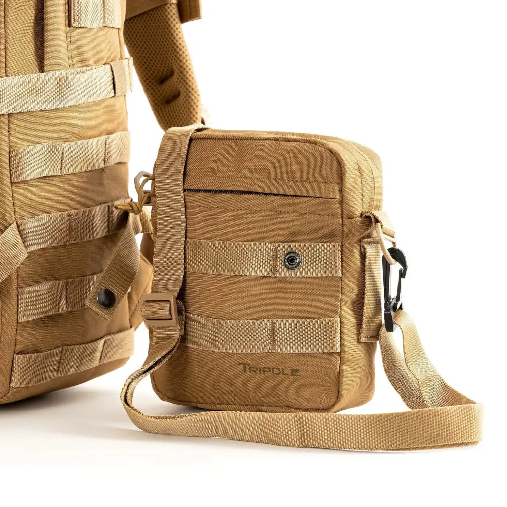 Tripole Alfa 45 Litre Military Tactical Backpack with Sling Bag - Rucksacks and Backpacks