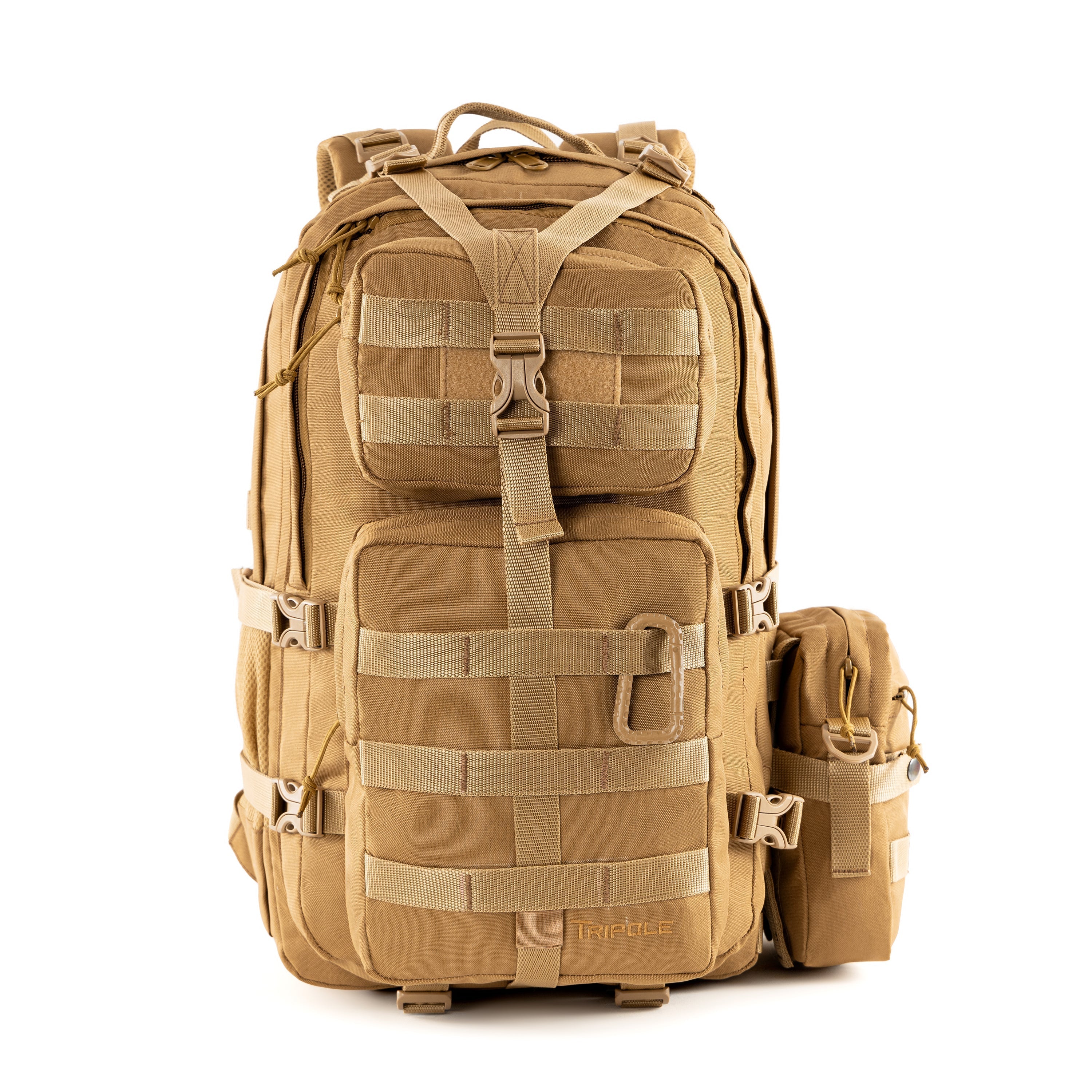 Tripole Alfa 45 Litre Military Tactical Backpack with Sling Bag - Rucksacks and Backpacks