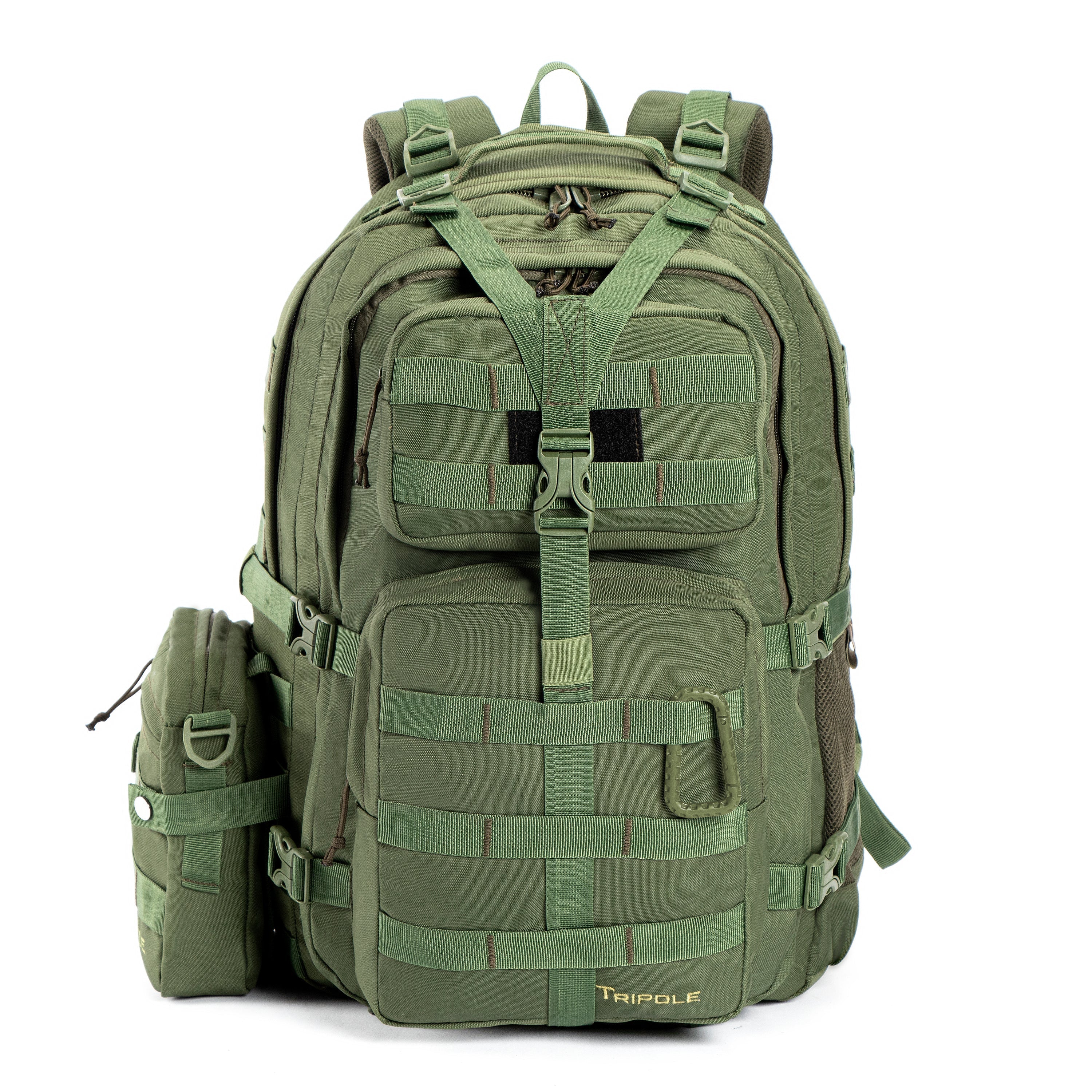 Tripole Alfa 45 Litre Military Tactical Backpack with Sling Bag - Rucksacks and Backpacks