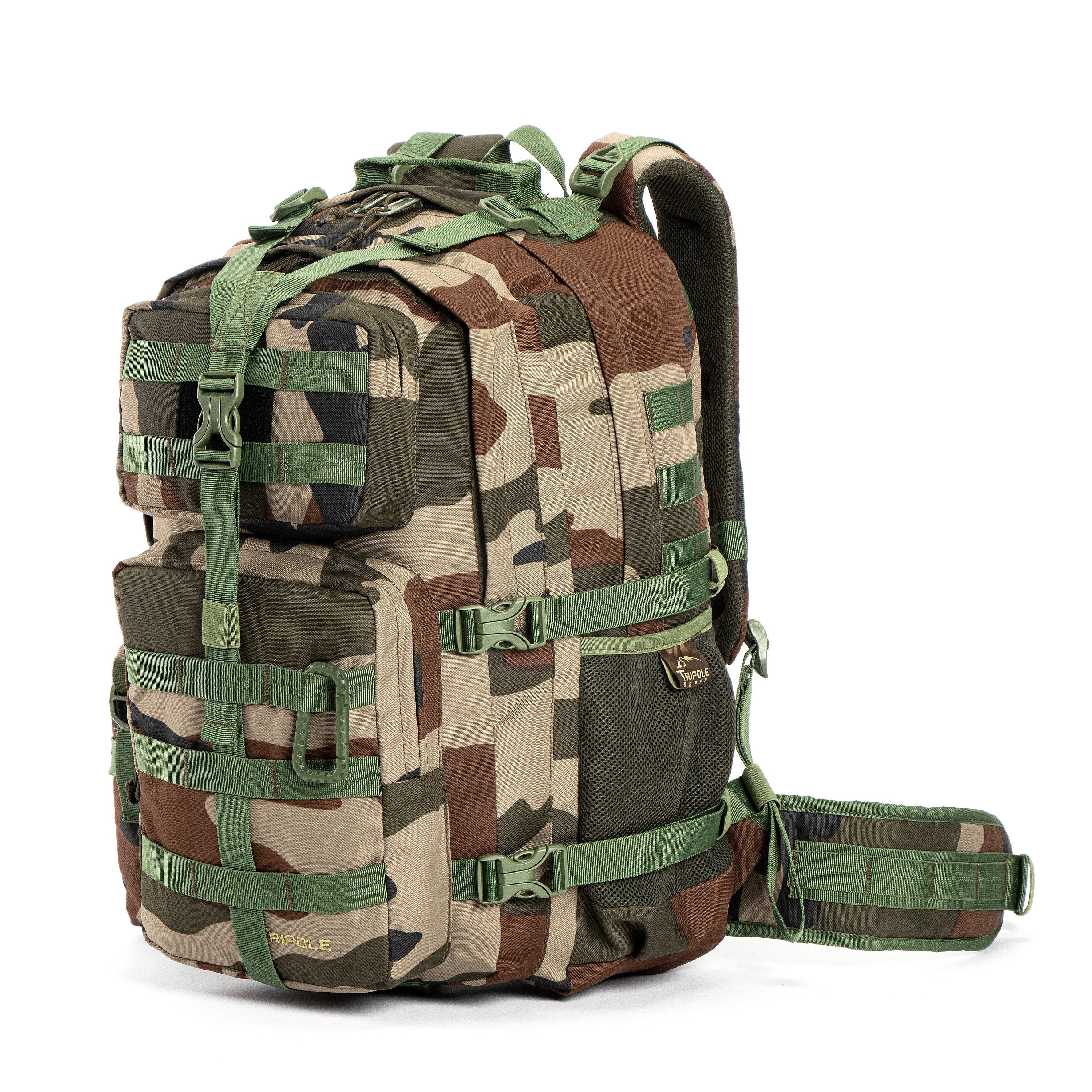 Tripole Alfa 45 Litre Military Tactical Backpack with Sling Bag - India Army / 45 Litres - Rucksacks and Backpacks