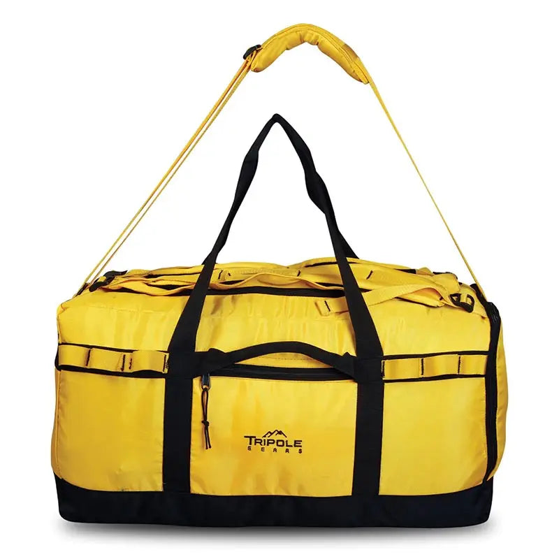 Tripole Basecamp Duffel Travel Bag-80 Litres - Yellow / 80 litres - Rucksacks and Backpacks