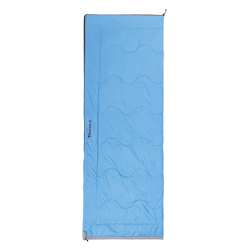 Tripole Camp Series Envelope (20 Degree Celsius) Sleeping Bag for Camping and Hiking - Blue / 20 Degree C - Sleeping