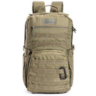 Tripole Captain 25 Litre Tactical Backpack with Molle Webbing and Carabineer - Olive Green / 25 Litres - Rucksacks