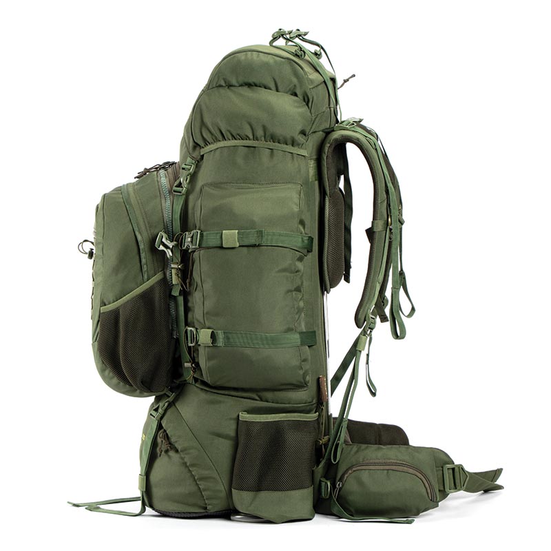 Tripole Colonel Pro Metal Frame 105 Litre Rucksack Front Opening with Detachable Bag and Rain Cover - Rucksacks