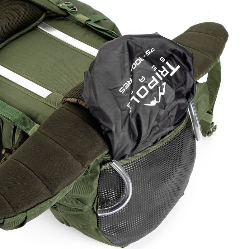 Tripole Colonel Pro Metal Frame 105 Litre Rucksack Front Opening with Detachable Bag and Rain Cover - Rucksacks