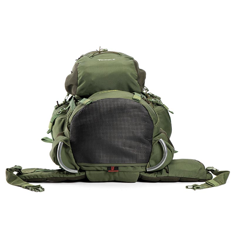 Tripole Colonel Pro Metal Frame Rucksack Front Opening with Detachable Bag and Cover-90 L - Rucksacks and Backpacks
