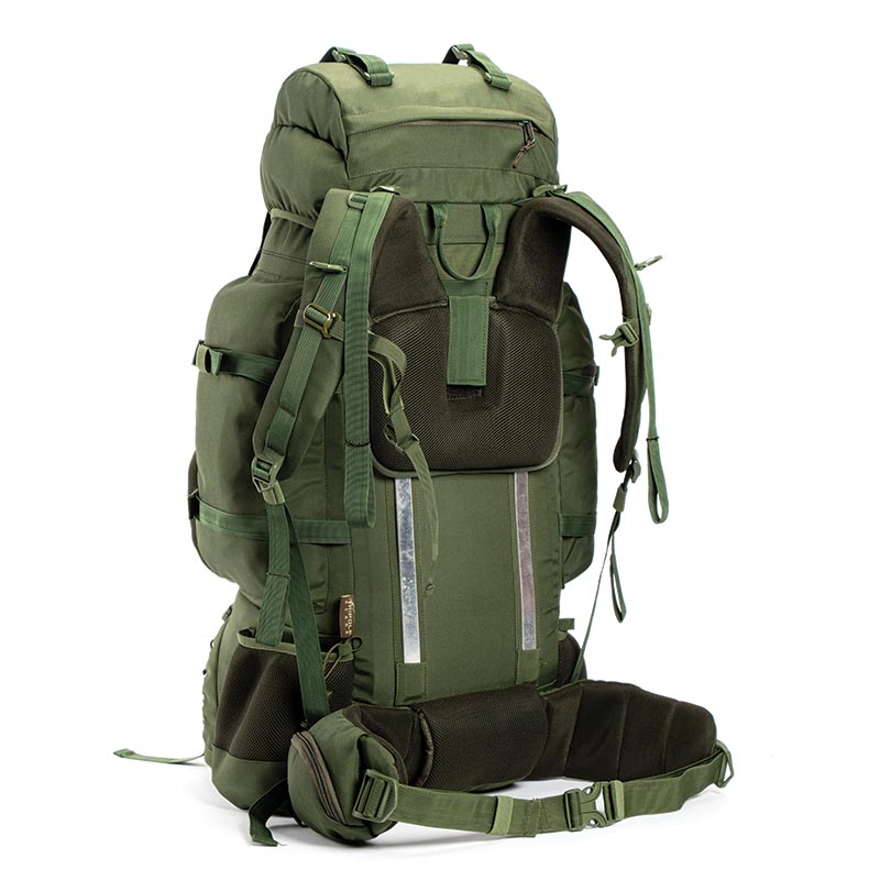 Tripole Colonel Pro Metal Frame Rucksack Front Opening with Detachable Bag and Cover-90 L - Rucksacks and Backpacks