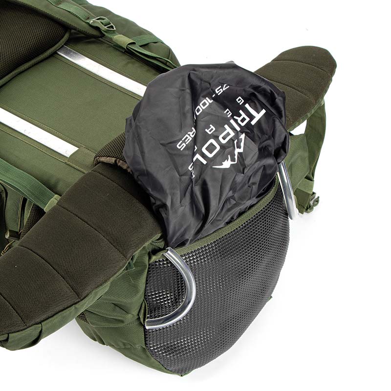 Tripole Colonel Pro Metal Frame Rucksack Front Opening with Detachable Bag and Cover-90 L - Rucksacks and Backpacks
