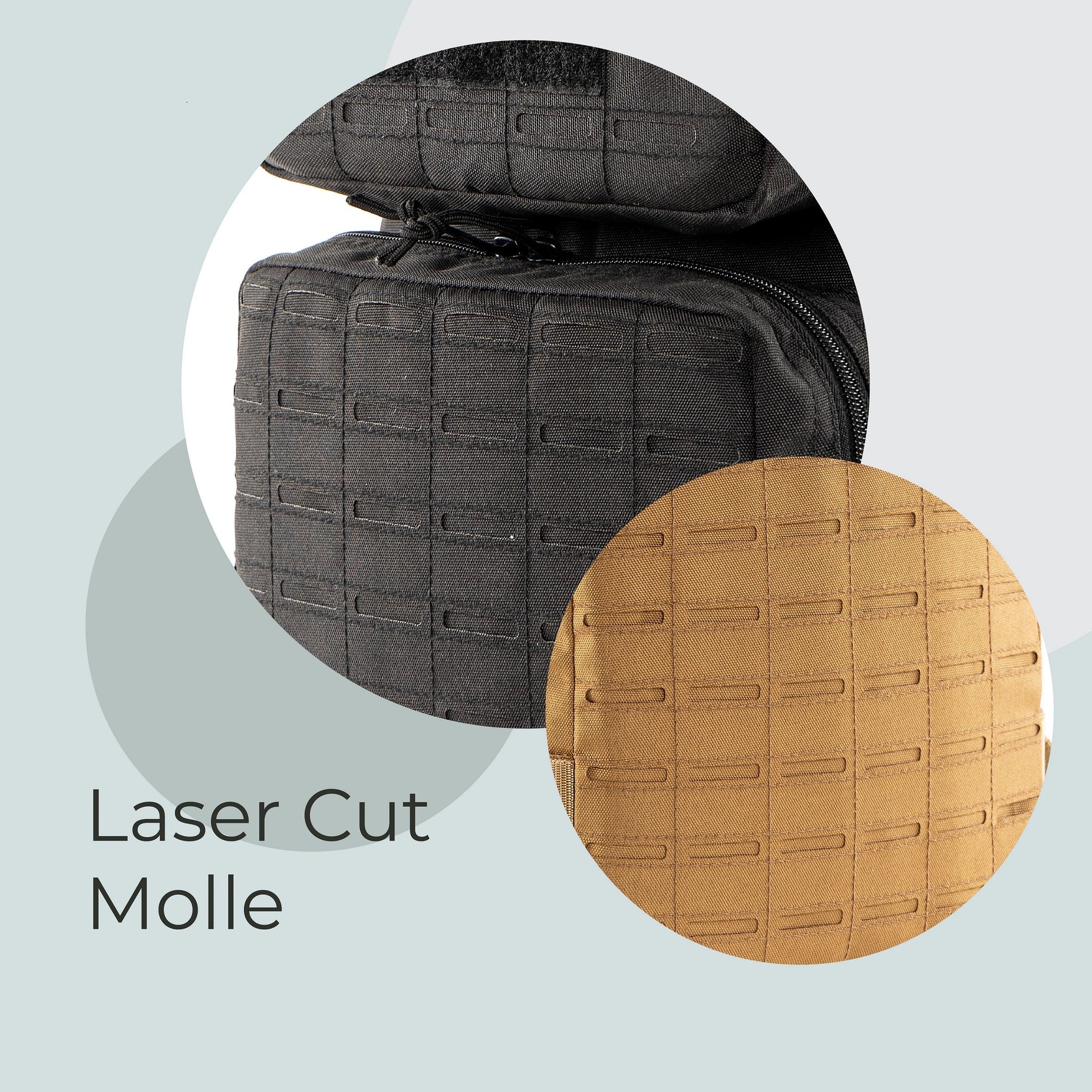 Tripole Force Plus Tactical Army 50 Litre Bag & Backpack with Laser-cut Molle - Rucksacks and Backpacks