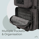 Tripole Force Plus Tactical Army 50 Litre Bag & Backpack with Laser-cut Molle - Rucksacks and Backpacks