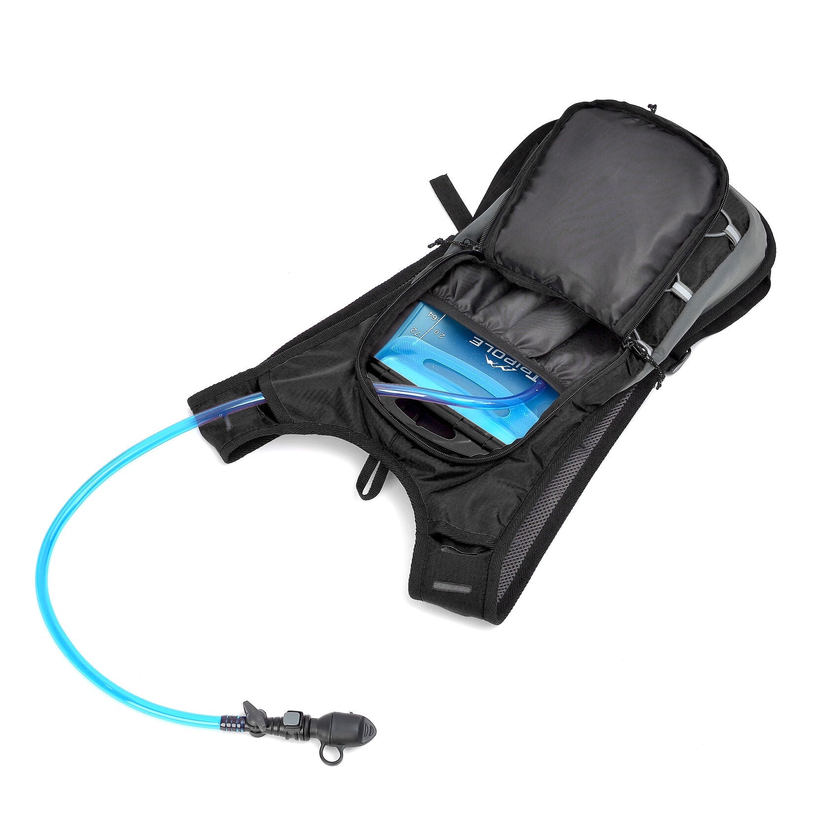Tripole Hydration Backpack with 2L Hydration Bladder for Cycling and Trail Running - Drinkware