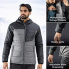 Tripole Men’s Boreal Winter and Snow Jacket for Trekking Hiking & Travel Insulated Minus 5 Degree Comfort - Winter