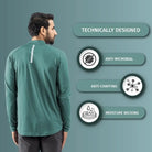Tripole Men’s Full Sleeve Hiking and Trekking T-Shirt & Jersey - T-shirt
