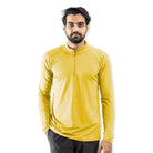 Tripole Men’s Full Sleeve Hiking and Trekking T-Shirt & Jersey - Yellow / S - T-shirt