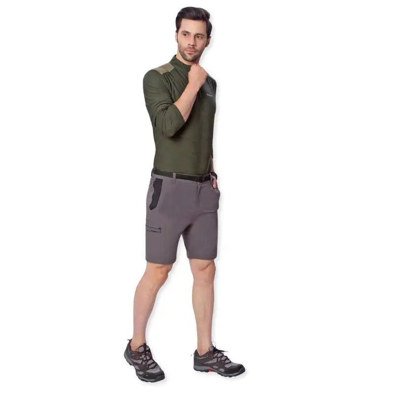 Tripole Men’s Stretchable Pants for Hiking and Trekking with Detachable Lower - Cargos and Pants