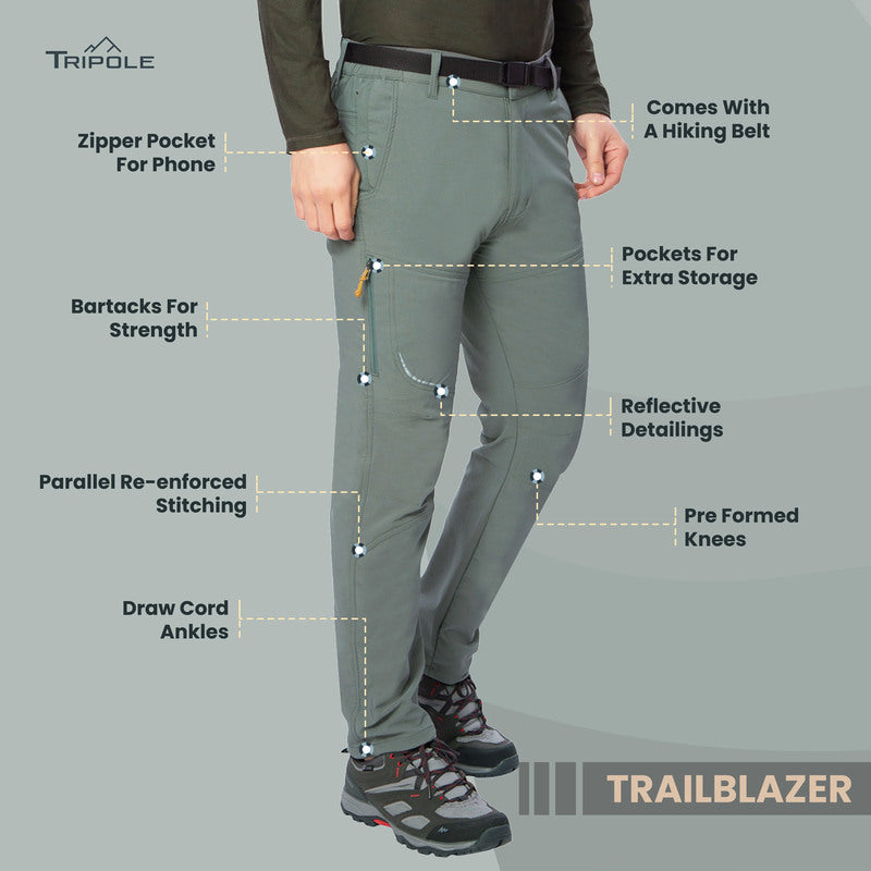 Tripole Men’s Trailblazer Trekking and Hiking Travelling Pants - Cargos and Pants