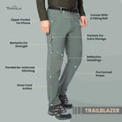 Tripole Men’s Trailblazer Trekking and Hiking Travelling Pants - Cargos and Pants