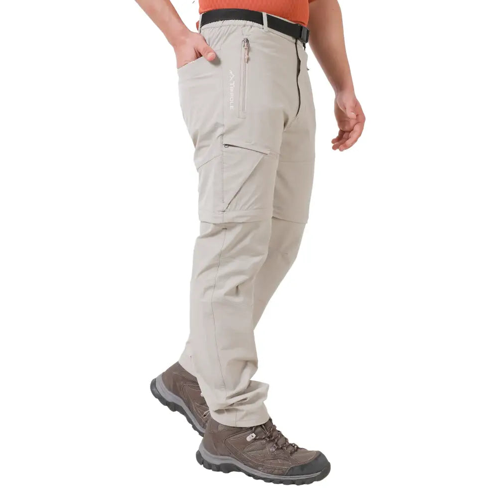 Tripole Men’s Traverse Cargo Pants| Convertible Trekking & Hiking Pants for Travel - Cargos and Pants